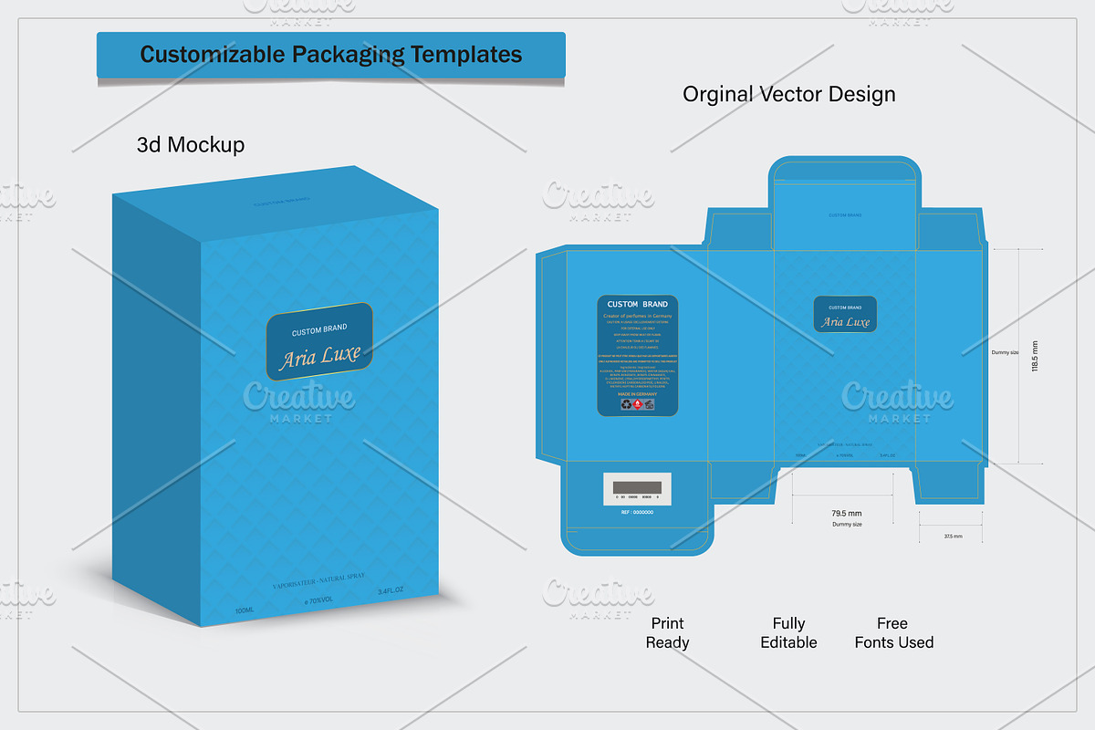 3d box design and mockup, a Packaging Mockup by sumonuix (Photo 2 of 3)