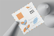 Square Post Card Mockups, an Advertising Mockup by megostudi0 (Thumbnail 3 of 7)