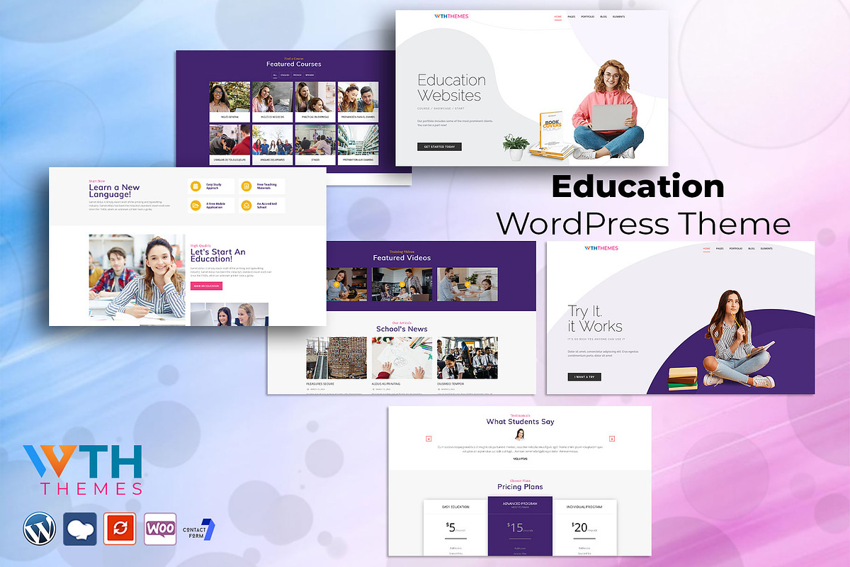 Education Responsive WordPress Theme, a WordPress Template by MultipurposeThemes (Photo 1 of 5)