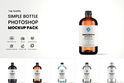 Bottle Mockup Pack, a Packaging Mockup by Designer Dude (Thumbnail 1 of 6)