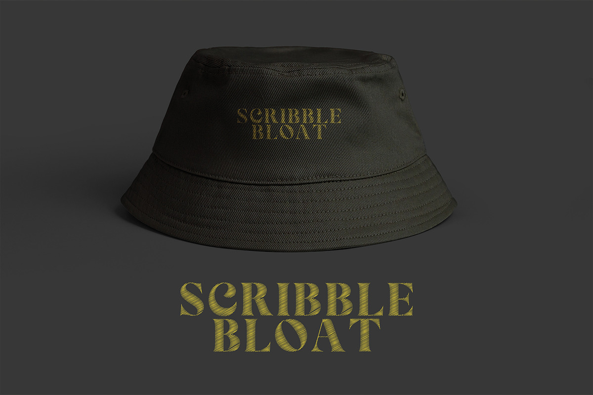 Scribble Bloat Serif Font, a Handwritten Font by Nickhard (Photo 3 of 6)
