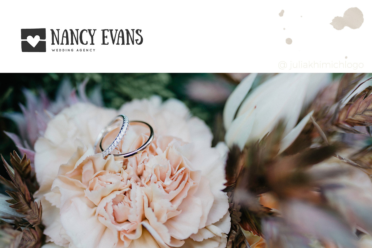 Logo Pack Vol.2. Romantic & Wedding, a Branding & Logo Template by Mint Air Studio (Photo 18 of 22)
