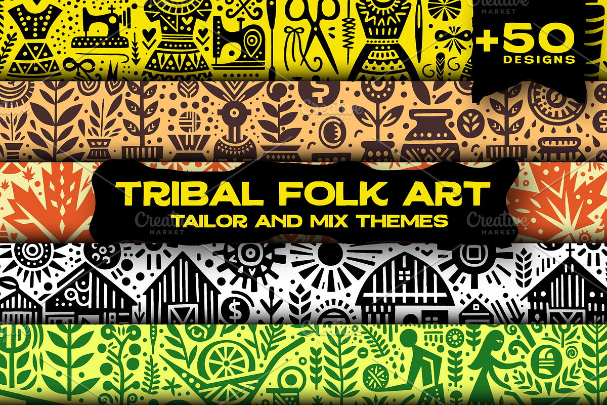 Vintage Tailor Folk Art, a Decorative Illustration by devastd (Photo 1 of 28)