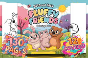Bold Easy Fluffy Friends, an Animal Illustration by Ink Gallery (Thumbnail 1 of 4)