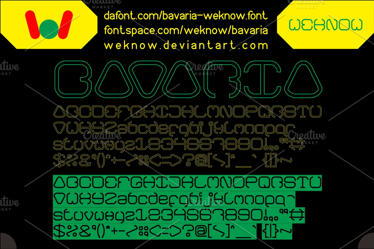 bavaria font preview 4