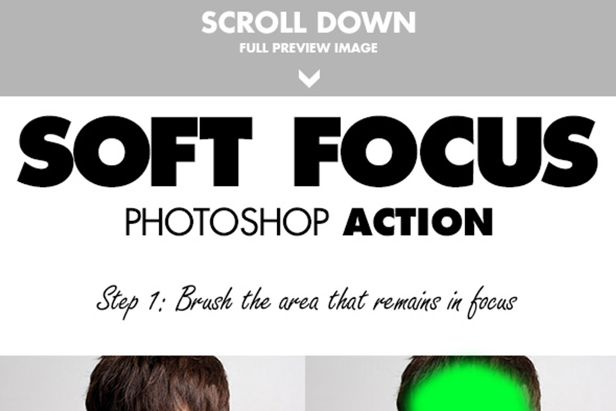 Soft Focus Photoshop Action, an Action Add-On by Sevenstyles