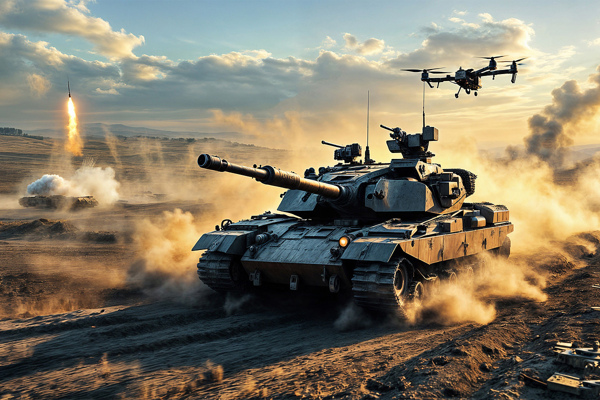 12 Modern Warfare Stock Photo Bundle, a Technology Photo by StockVerse Creative (Photo 3 of 13)