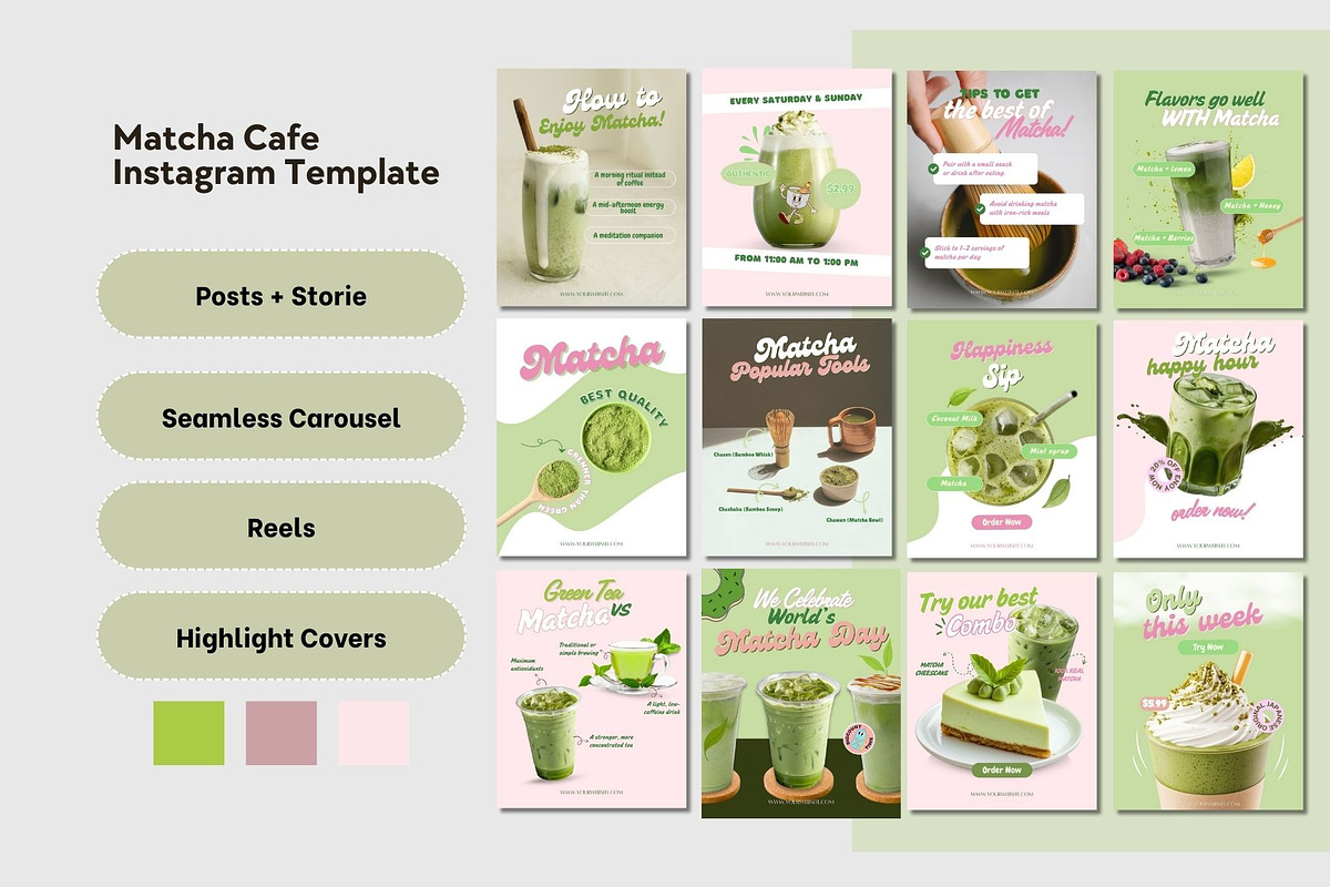 Cafe Social Media Marketing Content