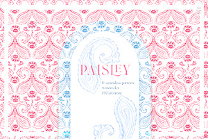 Paisley seamless pattern
