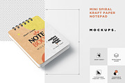 Top Bound Kraft Notepad Mockups, a Product Mockup by GfxFoundry (Thumbnail 3 of 6)