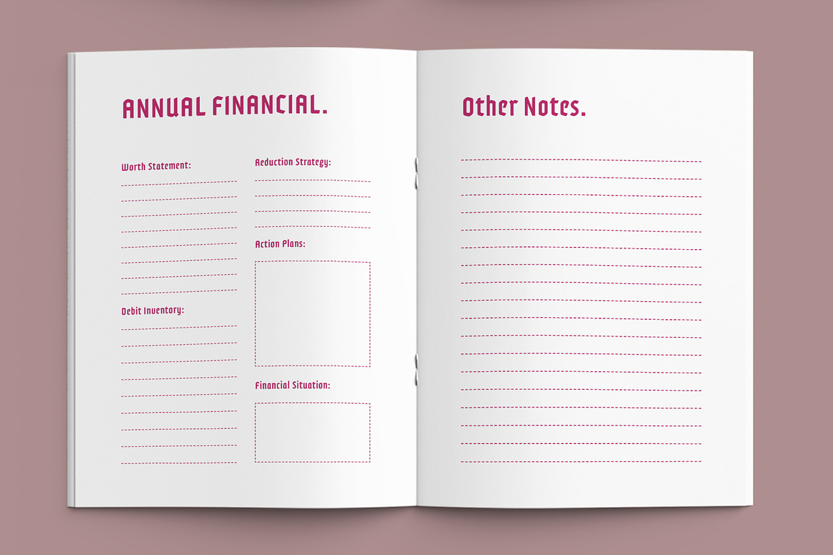 Smart Budgeting Financial Planner, a Stationery Template by ContestDesign (Photo 6 of 6)
