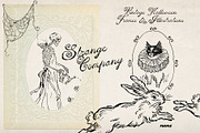 Strange Company Halloween Line Art, a Decorative Illustration by Purple (Thumbnail 1 of 14)