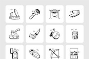 85 Camping Doodles, an Outline Icon by Prosymbols (Thumbnail 8 of 8)