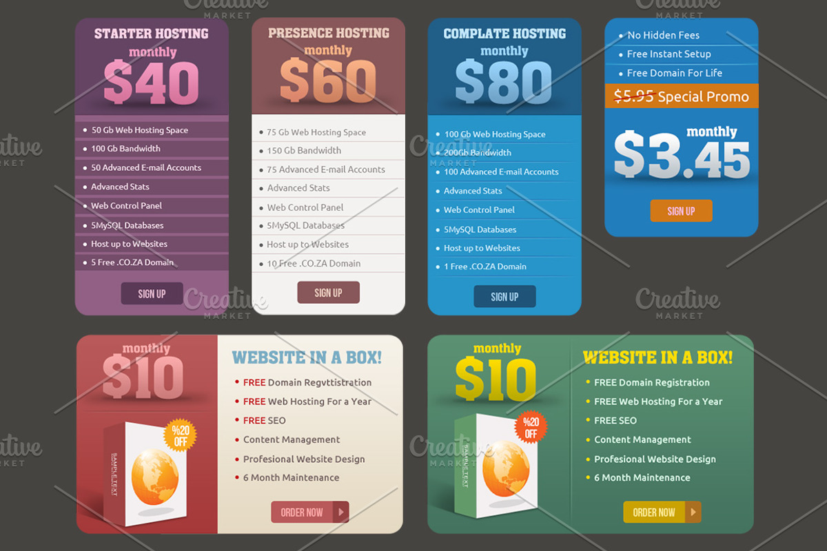 Pricing Table, a Templates & Theme by Seyyahil (Photo 4 of 4)