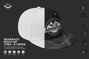 Snapback Hat Mock-up