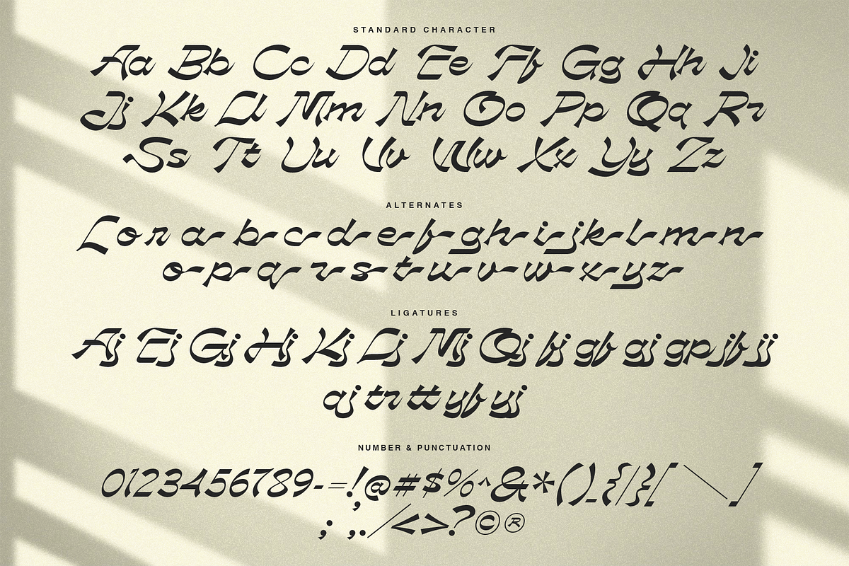 Phalarope | Reverse Contrast Script, a Script Font by Jolicia Type (Photo 7 of 10)