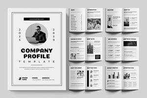 Company Profile Design, a Brochure Template by ContestDesign