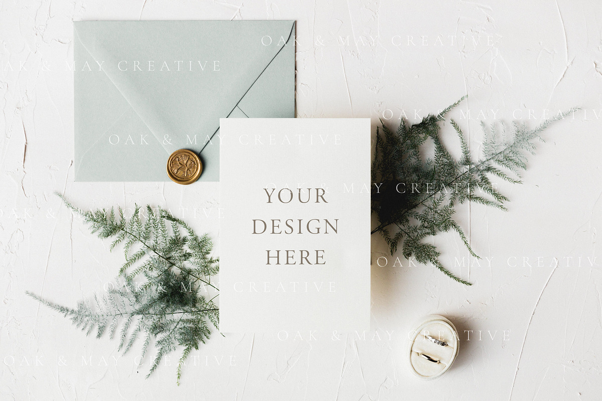 A7 Wedding Invitation Mockup, a Product Mockup by PrettyGrandmillennial (Photo 1 of 5)