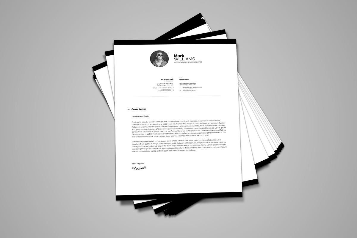 Minimal Resume, a Resume Template by ZAAS (Photo 2 of 5)