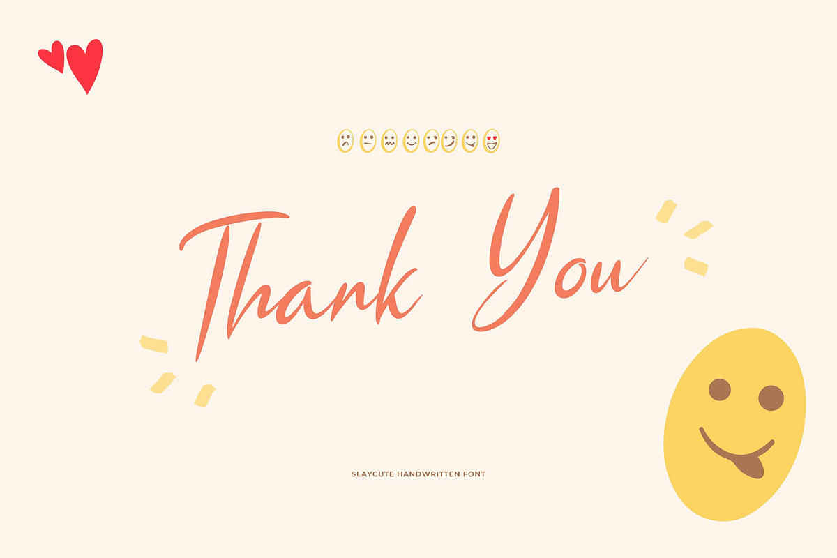Slaycute | Cute Handwritten Font, a Handwritten Font by Denustudios (Photo 15 of 15)