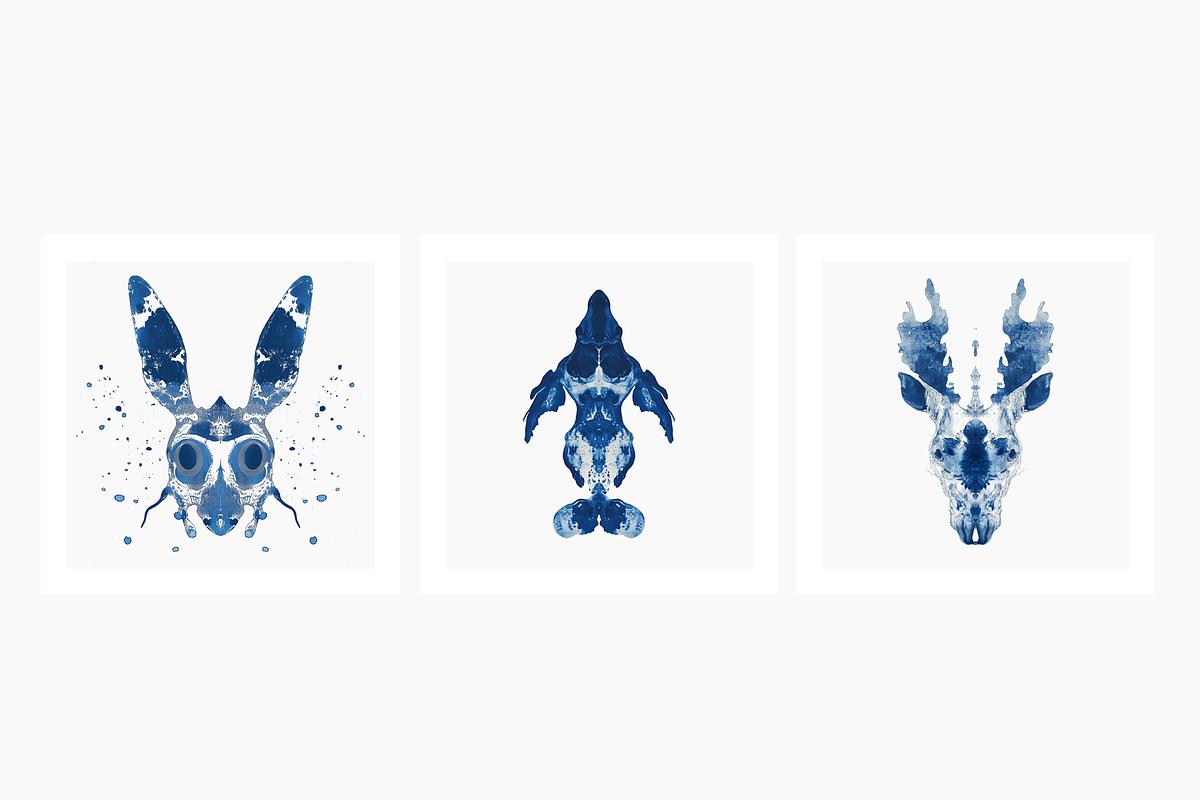 Tona Co. Totemic Cyanotype Inkblots, an Animal Illustration by milatovar (Photo 4 of 19)