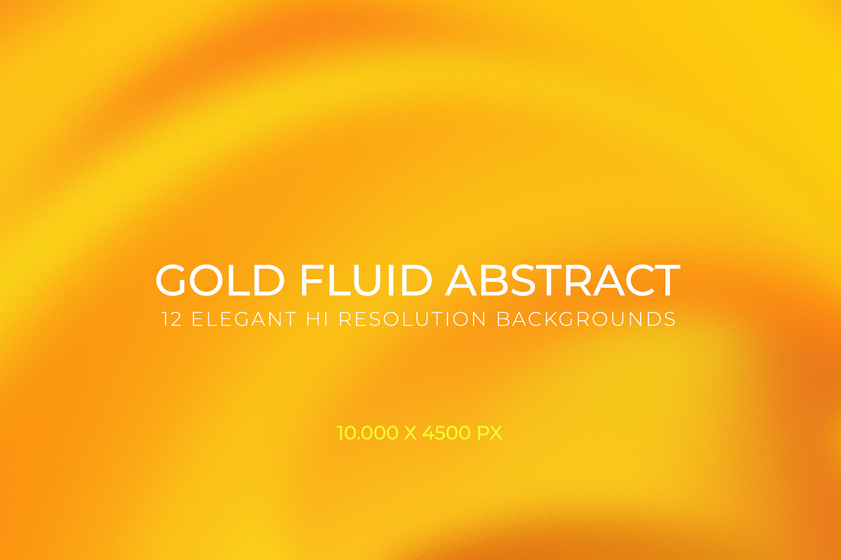 Gold Fluid Abstract Backgrounds, a Background Graphic by bnrcreativelab (Photo 1 of 5)