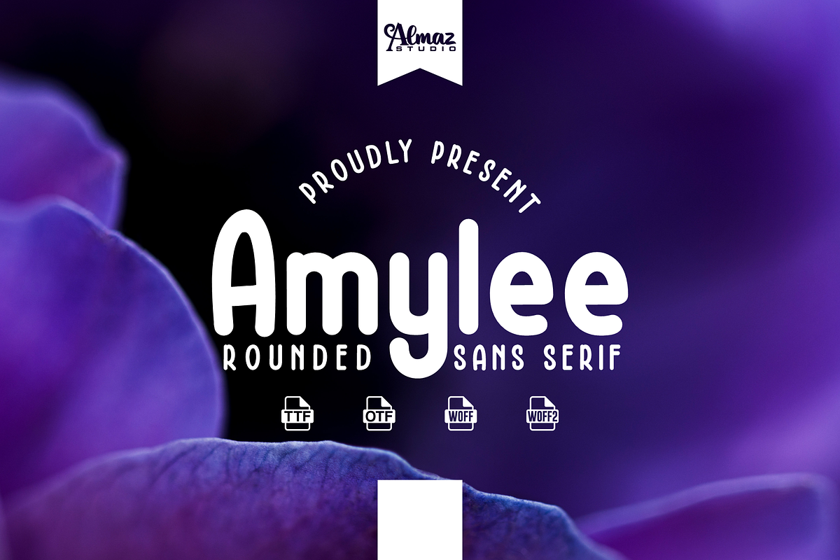 Amylee, a Sans Serif Font by almazstudio (Photo 1 of 10)