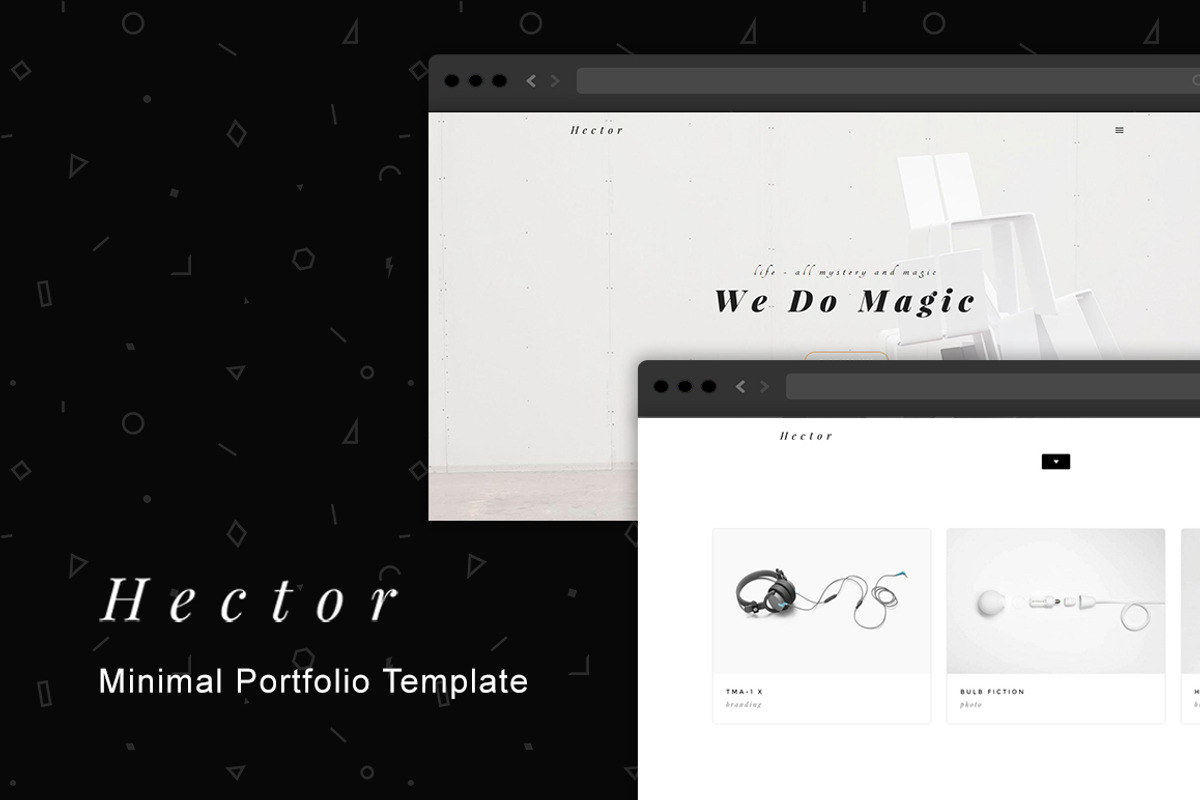 Hector - Creative Portfolio Theme, a HTML Template by IG Design