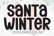 Santa Winter | Script Font, a Script Font by Scratchones (Thumbnail 1 of 8)