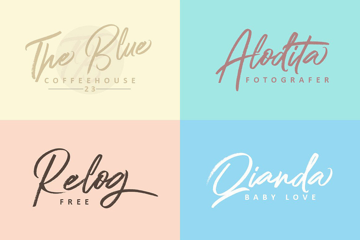 Qindom, a Script Font by Realtype (Photo 12 of 12)