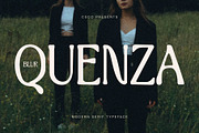 Quenza Blur, a Serif Font by Craft Supply Co. (Thumbnail 1 of 8)