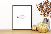 Frame Mockup Autumn, a Poster Template by Mockup Shop (Thumbnail 1 of 2)