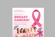 Breast Cancer Awareness flyer, a Flyer Template by MightyDesign (Thumbnail 2 of 8)