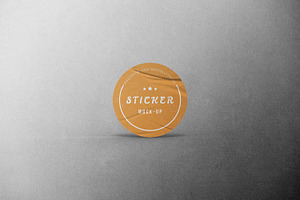 Sticker Mockup