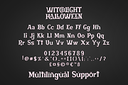 Witchlight Halloween - Display Font, a Handwritten Font by SaktiAvellin (Thumbnail 7 of 8)
