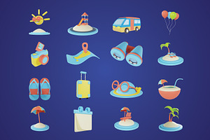 3d Element Holiday Icons Pack