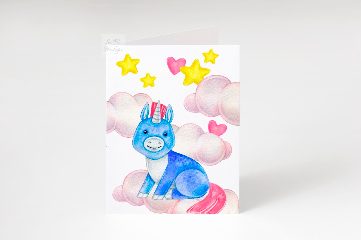 A2 Greeting Card mockup invitation, a Print Template by Leo Flo Mockups (Photo 3 of 4)