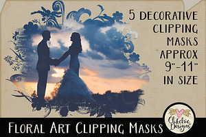 Floral Art Photography Masks