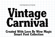Vintage Carnival, a Slab Serif Font by Wow Magic (Thumbnail 1 of 3)