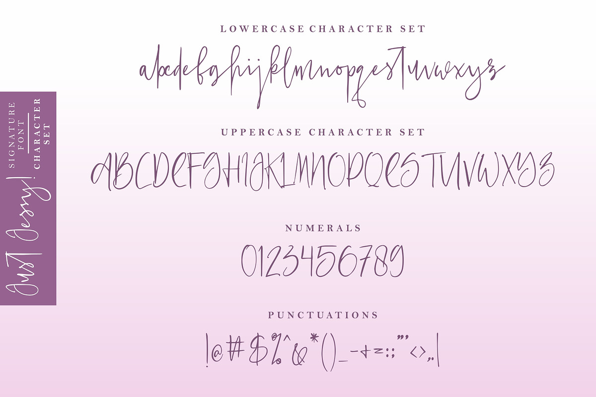 Just Jessy! [Signature Font], a Script Font by Garisman Std (Photo 6 of 10)
