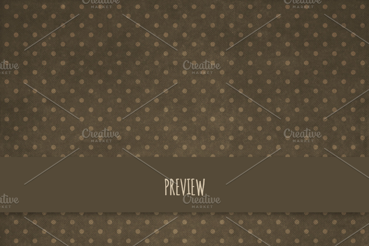 Grunge Polka Dots & Stripes Patterns preview 3