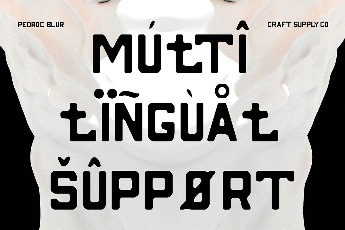 Pedroc Blur, a Sans Serif Font by Craft Supply Co. (Photo 5 of 8)