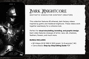 Dark Knightcore Video Bundle, a Social Media Template by The Flossy Finch (Thumbnail 3 of 20)