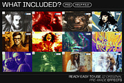 12 Photo Effect Templates, a Layer Style Add-On by iDoodle Studio (Thumbnail 2 of 6)