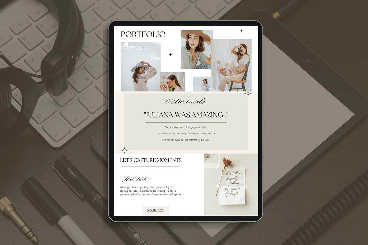 Coaching Website Canva, a Landing Page Template by ElladesignCo (Photo 3 of 7)