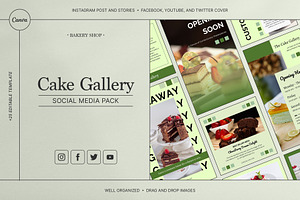 Cake Gallery Social Media Kit