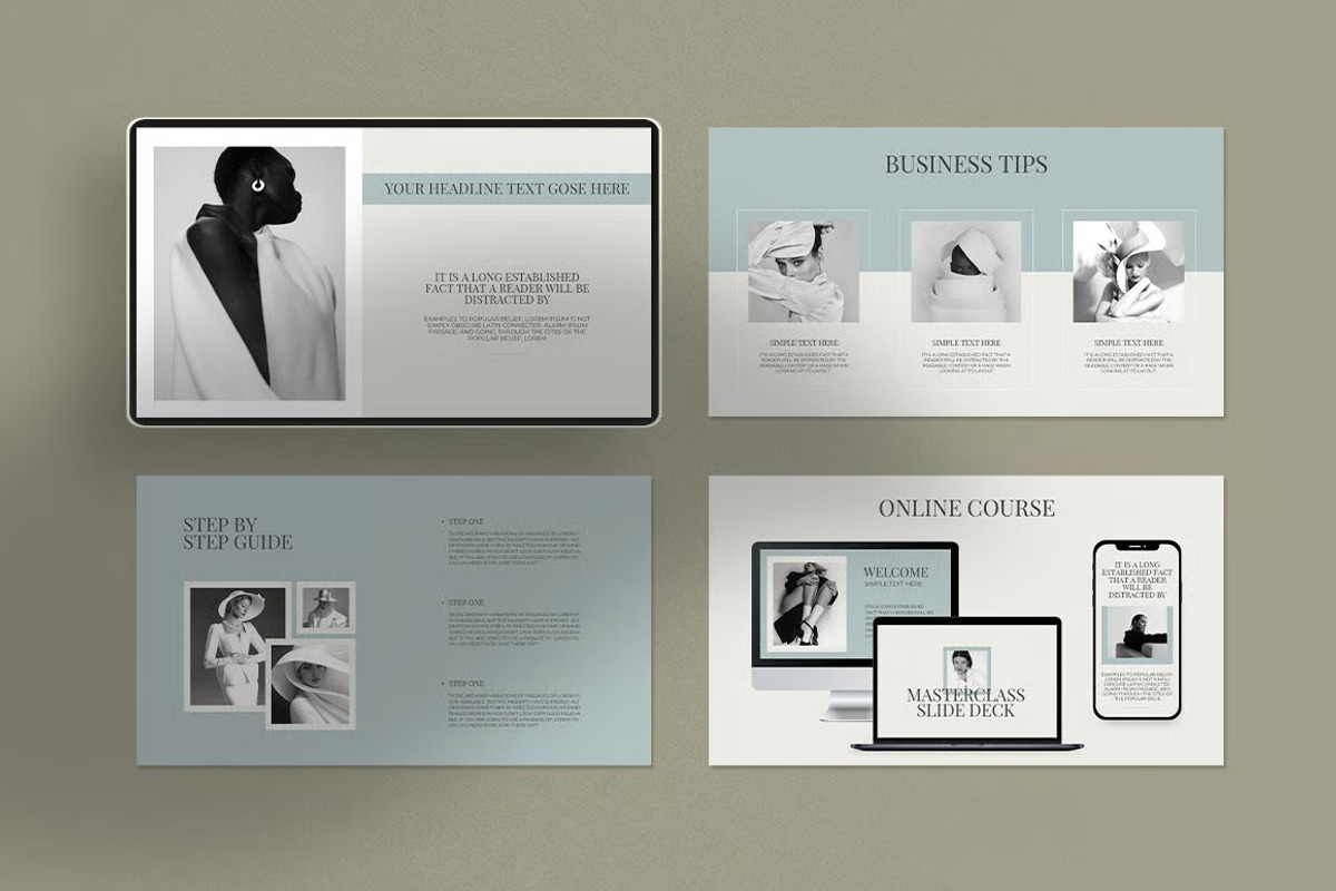 Masterclass Slide Deck Presentation, a Presentation Template by Fit-tee (Photo 6 of 8)
