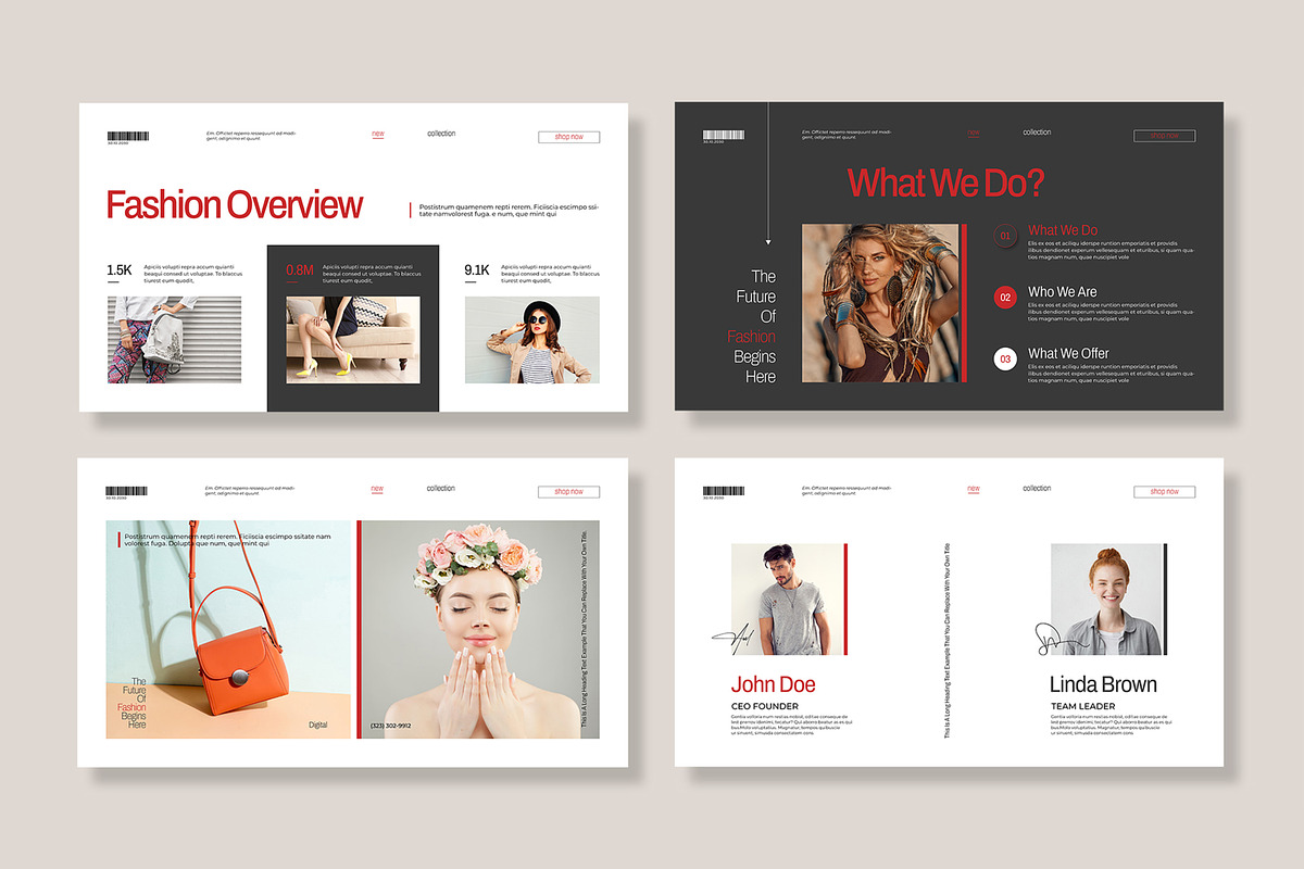 Fashion Presentation Template preview 3