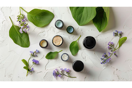 A composition of body care products, a Beauty & Fashion Photo by ZinetroN