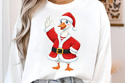 Funny Christmas Goose Santa Goose, an Illustration by SinaCreation (Thumbnail 5 of 7)